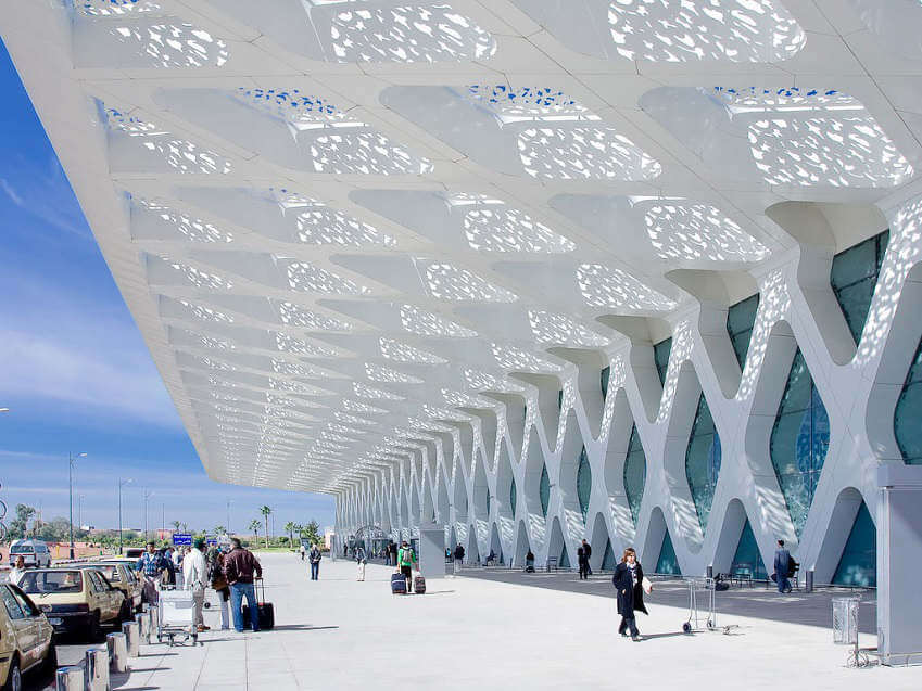 اجمل مطار في العالم: 15 مطار بهندسة مبهرة Marrakech-Airport-arrivals